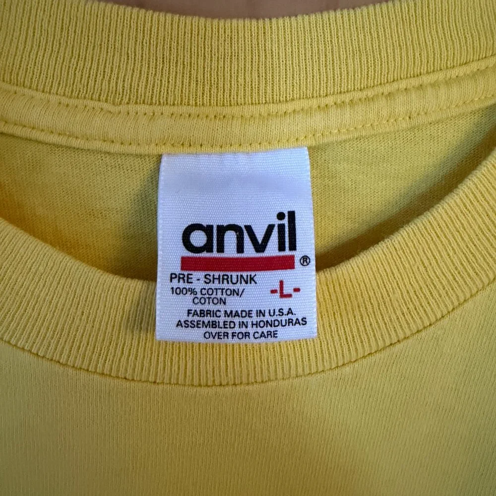 Soul Coughing Yellow T-shirt Size L - Picture 3 of 5